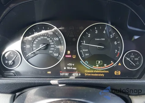 2016 BMW 340I xDrive from USA, damaged, VIN WBA8B7C58GK703158